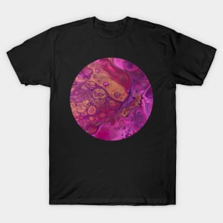 Pink Passion / Acrylic Pouring T-Shirt